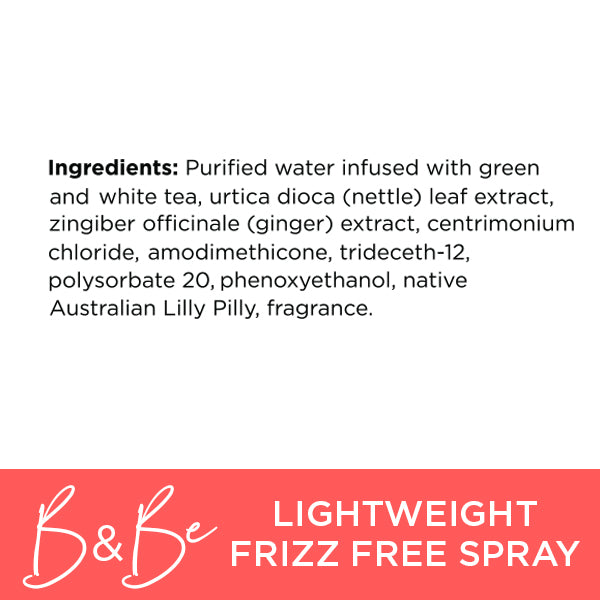 Lightweight  Frizz Free Spray